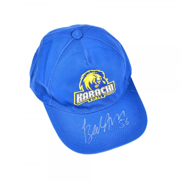 Titans Babar Azam Autographed Karachi Kings Cap- Blue